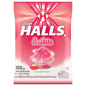 Halls Icy Strawberry Syrup Candy Bag 280g.