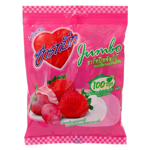 Heartbeat Heart Shape Strawberry Flavour Candy 125g.