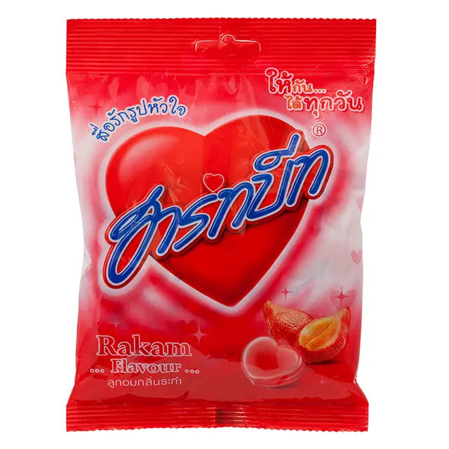 Heartbeat Heart Shape Zalacca Flavour Candy 112g.