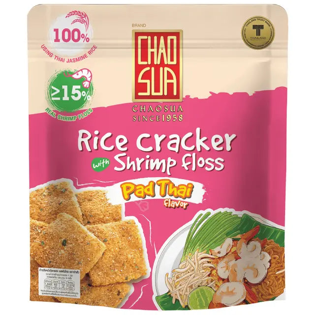 Chaosua Rice Cracker with Shrimp Floss Pad Thai Flavour 280g