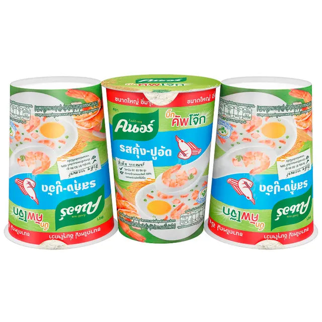 Knorr Big Cup Congee Shrimp & Crab Stick 45g x3