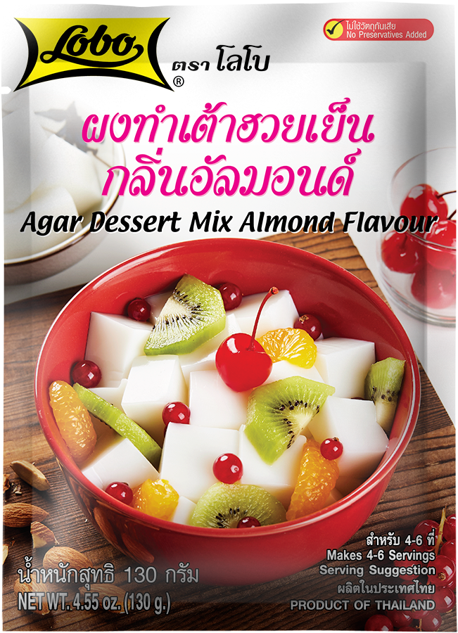 LOBO Agar Dessert Mix Almond Flavour 130 g.