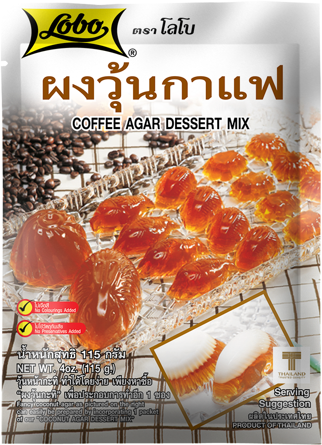 LOBO Coffee Agar Dessert Mix 115 g.