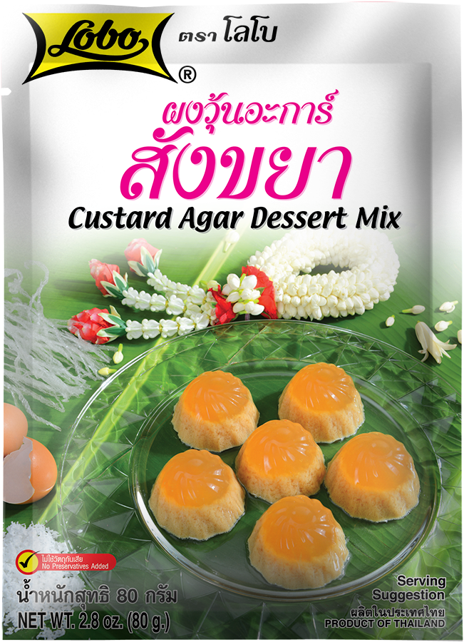 LOBO Custard Dessert Mix 80 g.