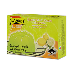 LOBO Lemon Flavoured Gelatin Dessert 110 g.