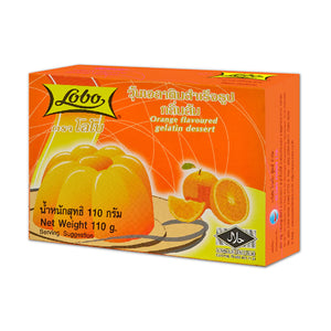 LOBO Orange Flavoured Gelatin Dessert 110 g.
