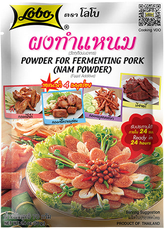 LOBO Powder for Fermenting Pork (Nam Powder) 70 g.