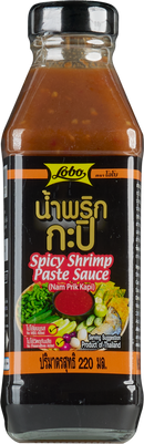LOBO Spicy Shrimp Paste Sauce (Nam Prik Kapi) 220 ml.