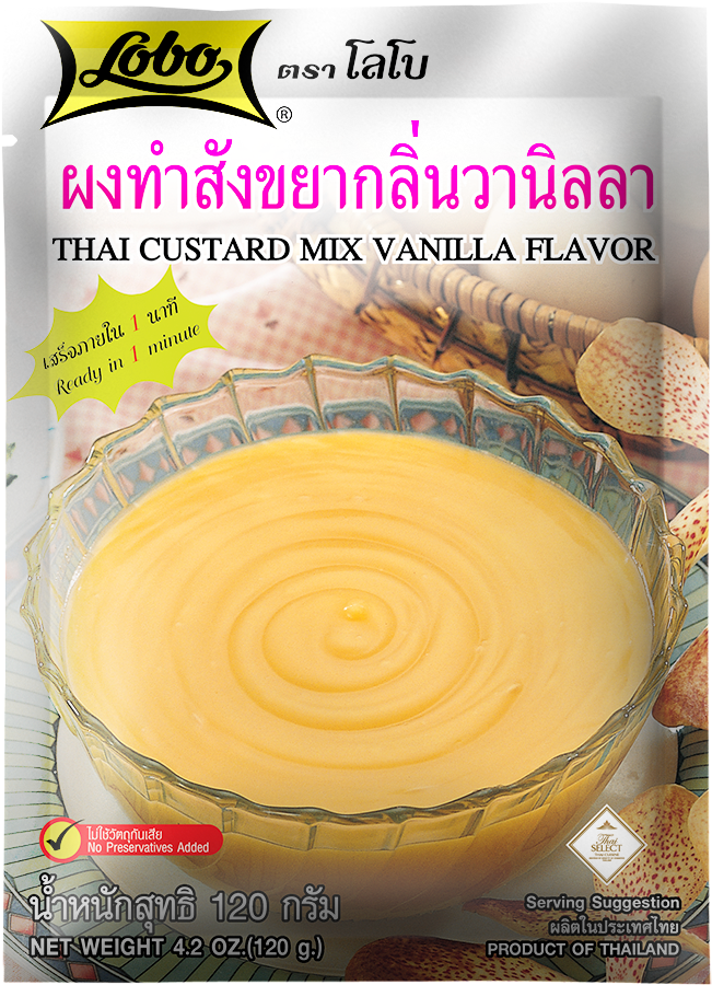 LOBO Thai Custard Mix Vanilla Flavour 120 g.