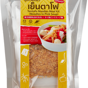 LOBO Yentafo Noodles Meal Kit (Noodles in Pink Soup) 165 g.