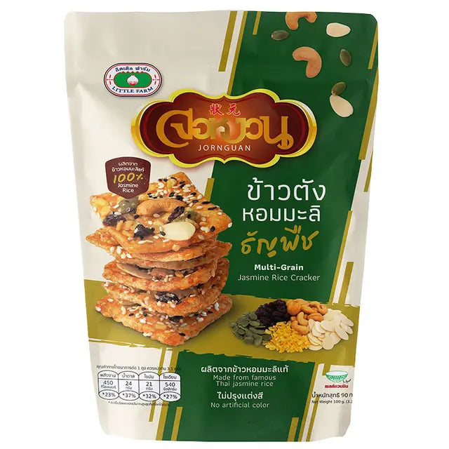 Little Farm Jor Ngouan Multigrain Rice Crackers 90g
