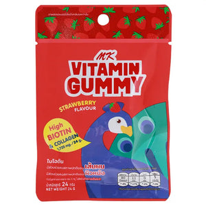 MK Vitamin Gummy Strawberry Flavour 24g.