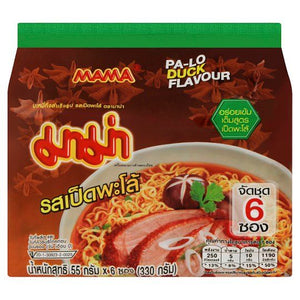 Mama Palo Duck Five-Spice Instant Noodles 55g x6