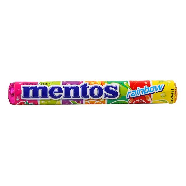 Mentos Roll Rainbow Candy 37g.