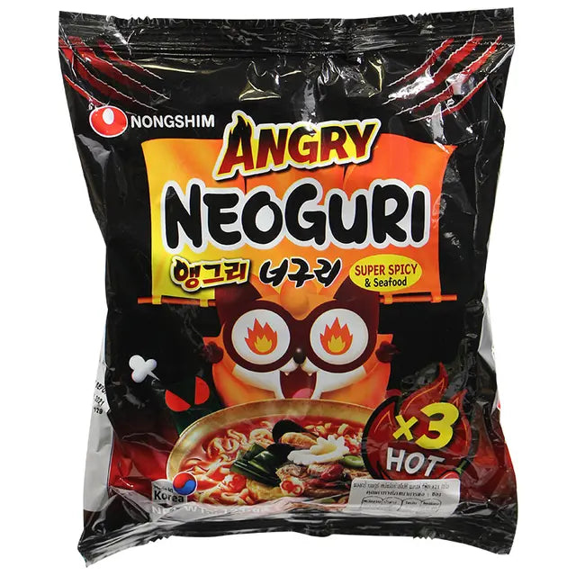 Nongshim Angry Neoguri Spicy Seafood & Udon Ramen