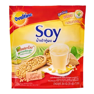 Ovaltine Soy Drink 28g x 13 Sachets – High Protein Plant-Based Malt