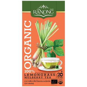 Ranong Tea Organic Lemongrass & Mulberry Tea 1g x 20 Sachets