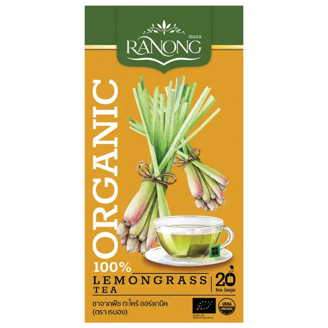 Ranong Tea Organic Lemongrass Tea 1g x 20 Sachets