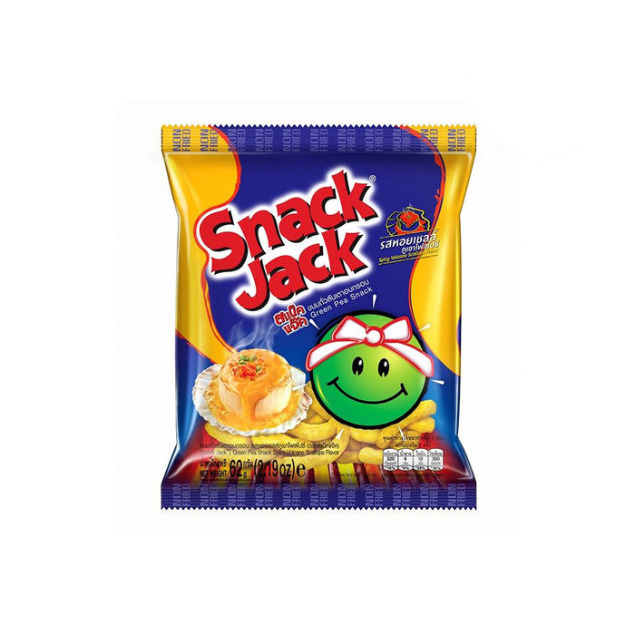 Snack Jack Spicy Volcano Scallop Green Pea Snack 62g