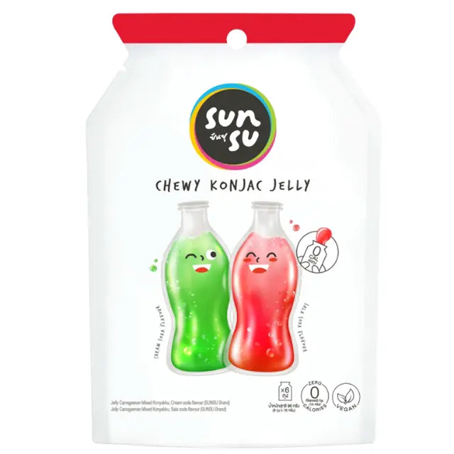 Sunsu Jelly Cream Soda and Sala Soda 96g.
