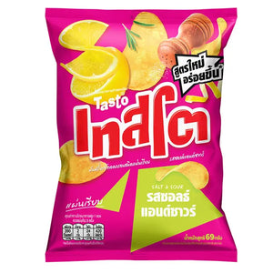 Tasto Flat Potato Chips Salt & Sour 69g