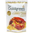 The Gold Green Mini Rice Crackers Crab Curry Flavour 40g