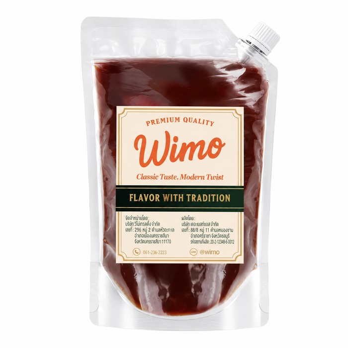 Wimo Phuket Red Sauce for Spring Rolls & Dim Sum 250 g.