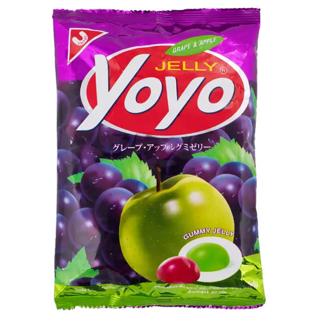 Yoyo Gummy Grape and Apple 80g.