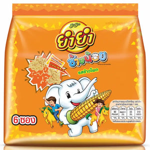 Yum Yum Chang Noi Corn Noodle Snack 20g x 6 Packs