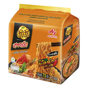 Yum Yum Phad Cha Spicy Seafood Instant Noodles 75g x5
